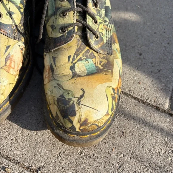 RARE ** Doc Martens Pascal Hell boots from limited Bosch Museum Collection - Picture 7 of 14